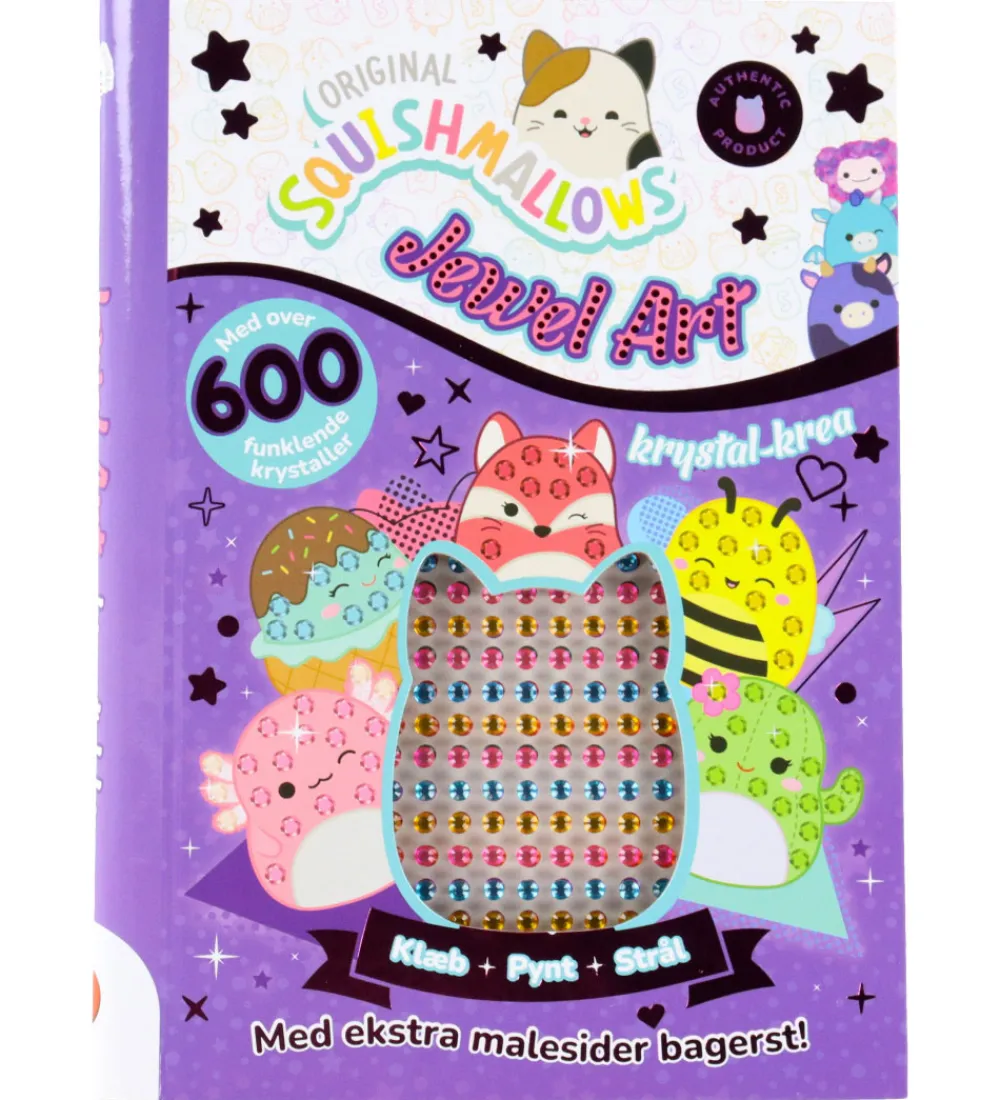 Forlaget Bolden Kreativ Leg|Bøger*Aktivitetsbog - Squishmallows Jewel Art - DA