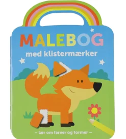 Malebog-Forlaget Bolden Malebog m. Klistermærker - Ræv