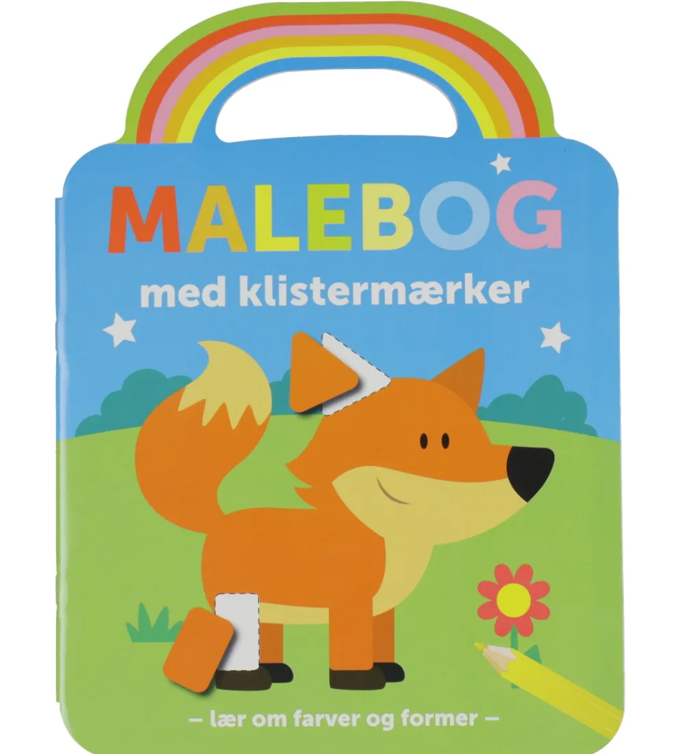 Malebog-Forlaget Bolden Malebog m. Klistermærker - Ræv