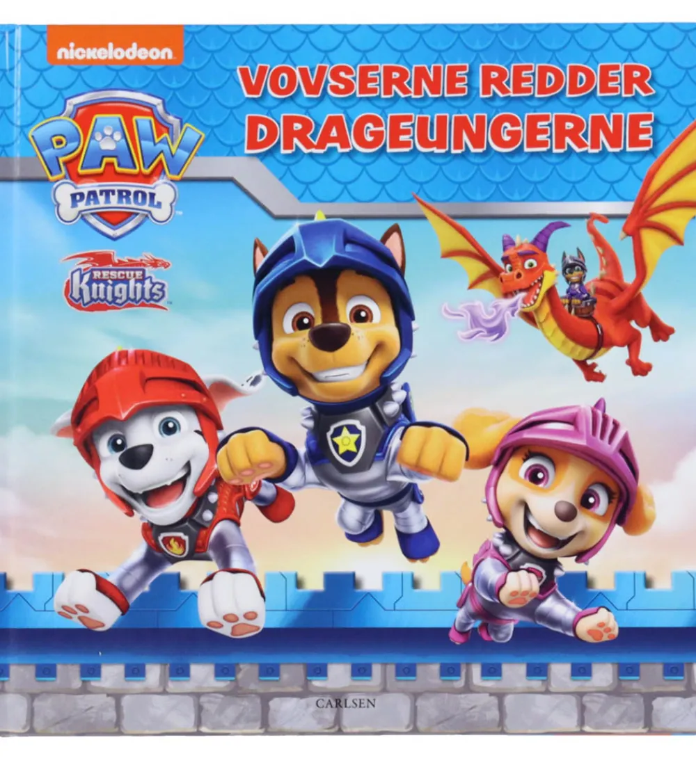 Bøger-Forlaget Carlsen Bog - Vovserne Redder Drageungerne - Paw Patrol