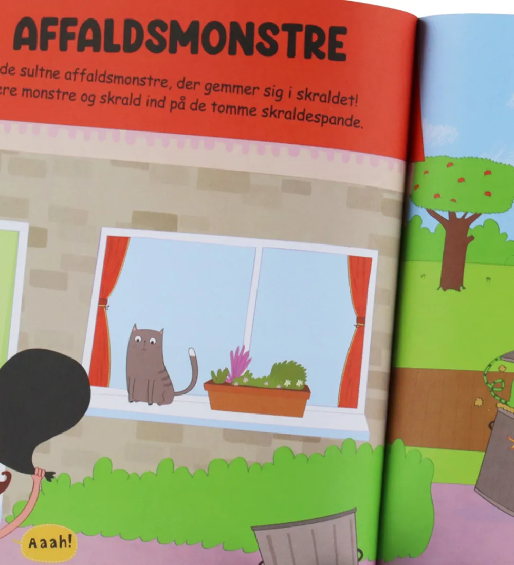 Forlaget Tukan Kreativ Leg|Bøger*Aktivitetsbog - Monstre - DA