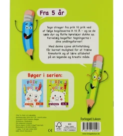 Forlaget Tukan Kreativ Leg|Bøger*Aktivitetsbog - Prik Til Prik - A-Å - DA