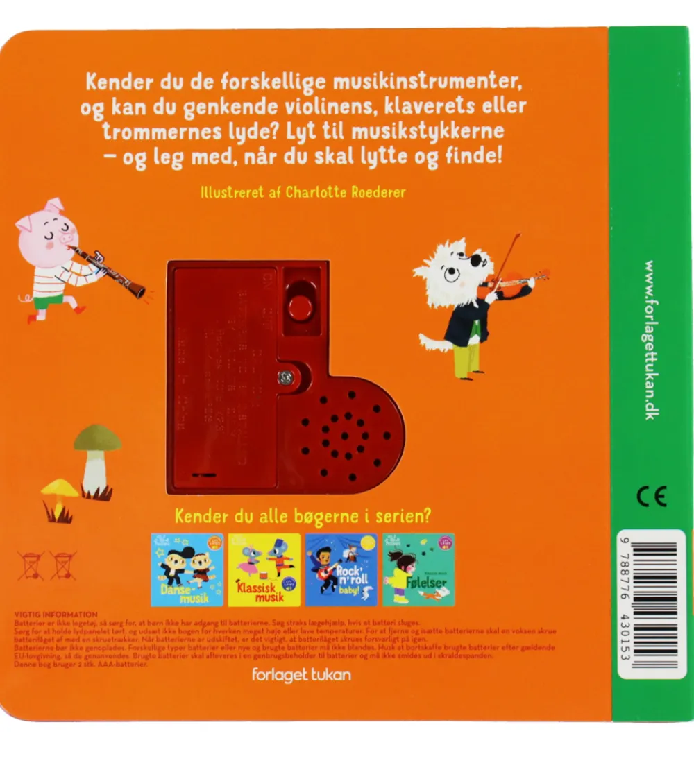 Bøger-Forlaget Tukan Bog m. Lyd - Min Lille Musikbog - Musikinstrument