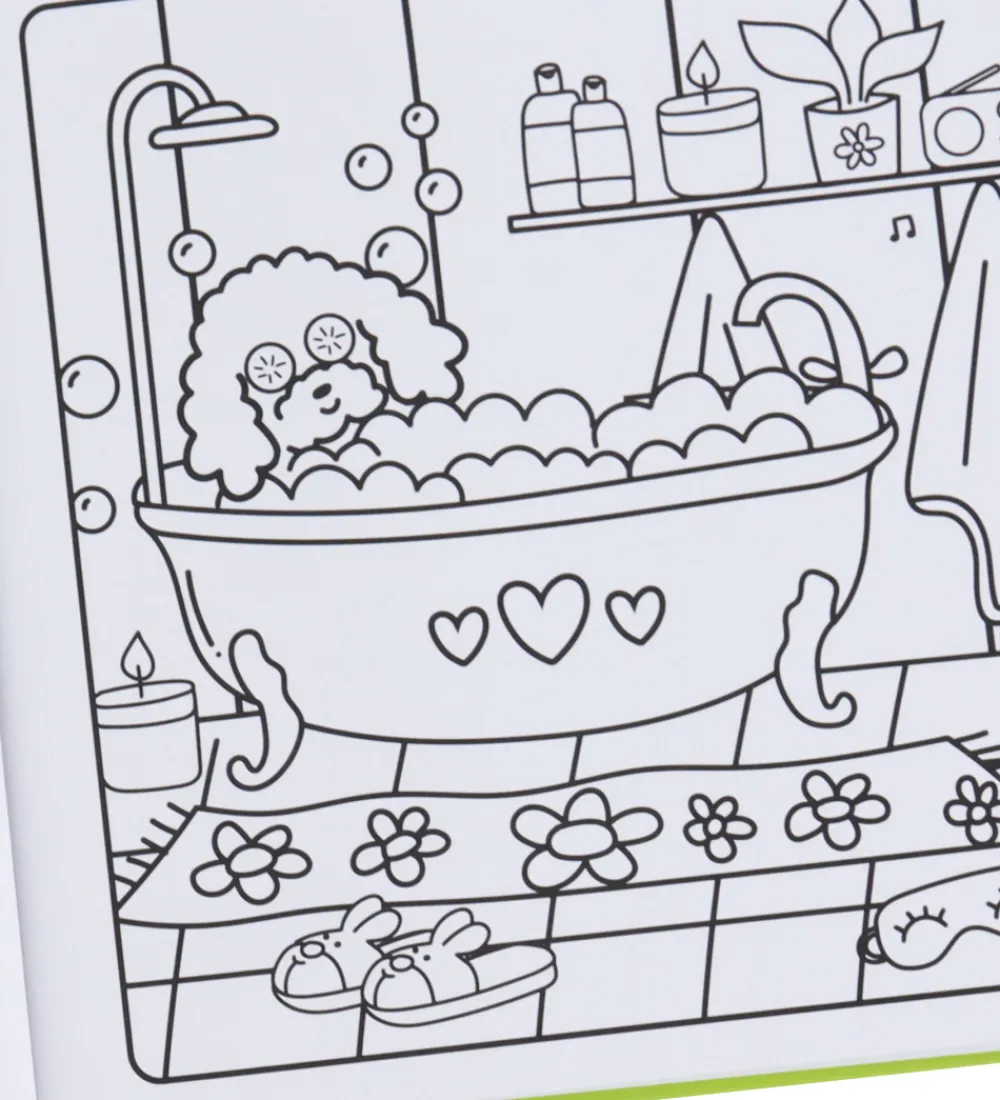 Forlaget Tukan Bøger*Malebog - Cozy Colouring - Sunny Vibes - DA