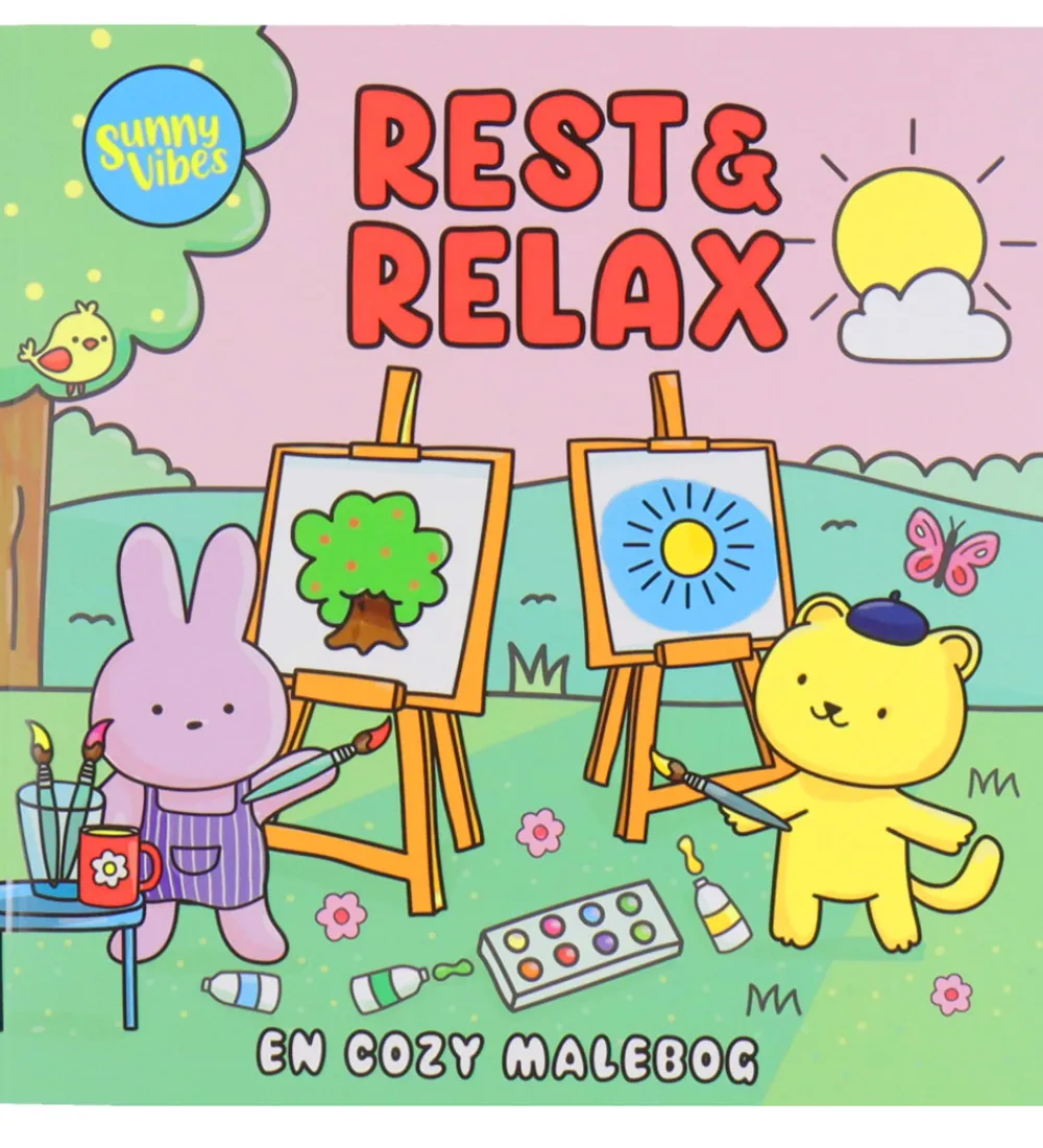 Forlaget Tukan Malebog*Malebog - Cozy Time - Sunny Vibes: Rest & Relax
