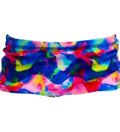 Svømmetøj|Svømning-Funkita Badebukser - Printed Trunks - UV50+ - Wet Wave