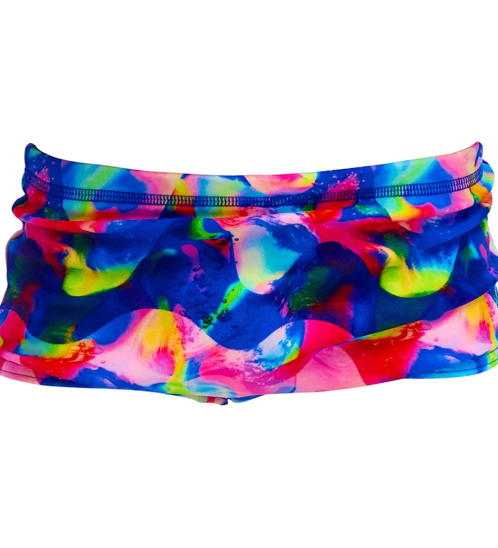 Svømmetøj|Svømning-Funkita Badebukser - Printed Trunks - UV50+ - Wet Wave