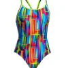 Svømmetøj*Funkita Badedragt - Diamond Back - UV50+ - The Glitch