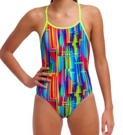 Svømmetøj*Funkita Badedragt - Diamond Back - UV50+ - The Glitch