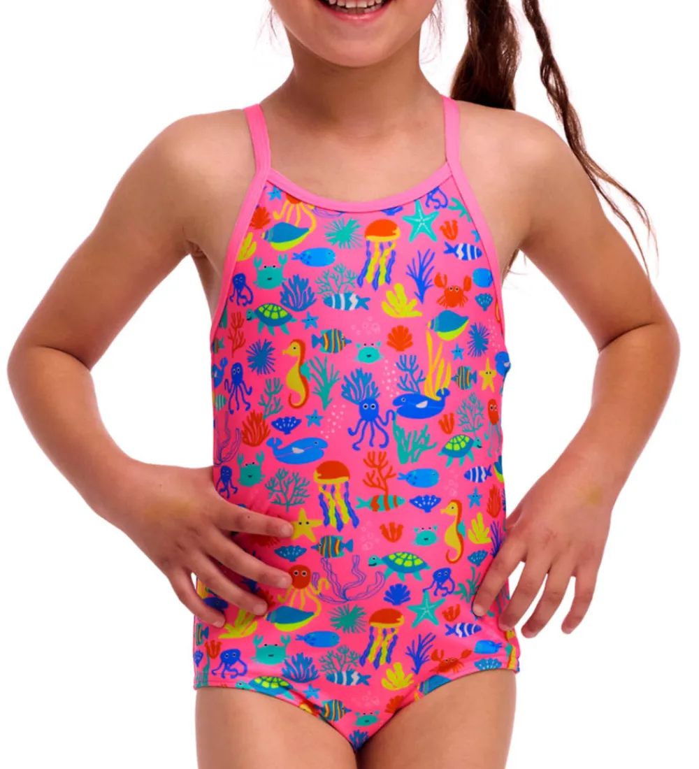 Funkita Svømmetøj|Svømning*Badedragt - Printed One - UV50+ - Fishilicious