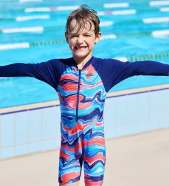 Funkita Svømmetøj|Svømning*Badeheldragt - Go Jump Suit - UV50+ - Wave Craze