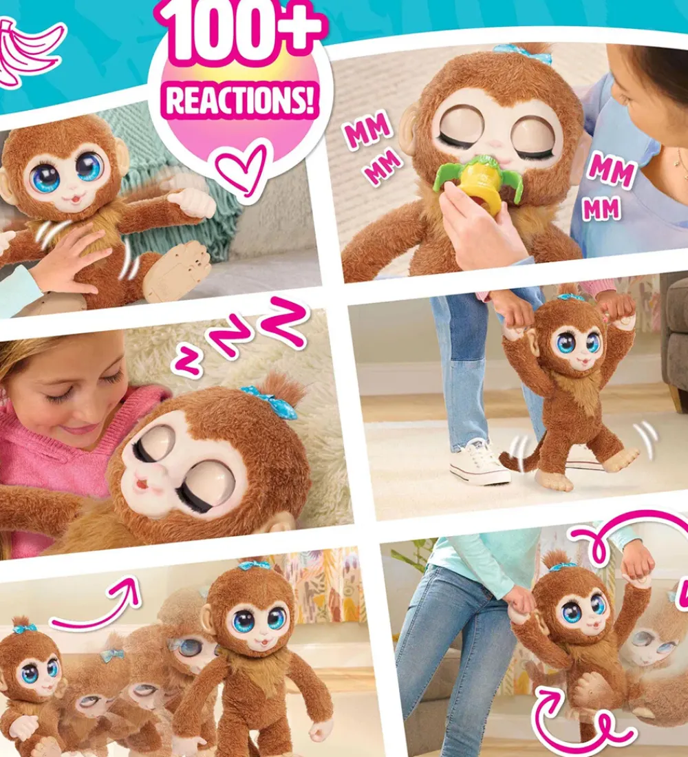 FurReal Figurer*Interaktiv Abe - Peanut The Playful Monkey - 40 cm