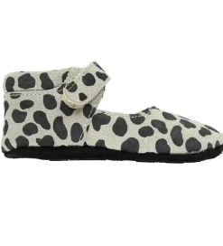 Fuzzies Skindfutter*Ballerina Hjemmesko - Puk - Dalmatinerprint