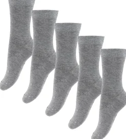 Fuzzies Strømper*Strømper - 5-pak - Gråmeleret