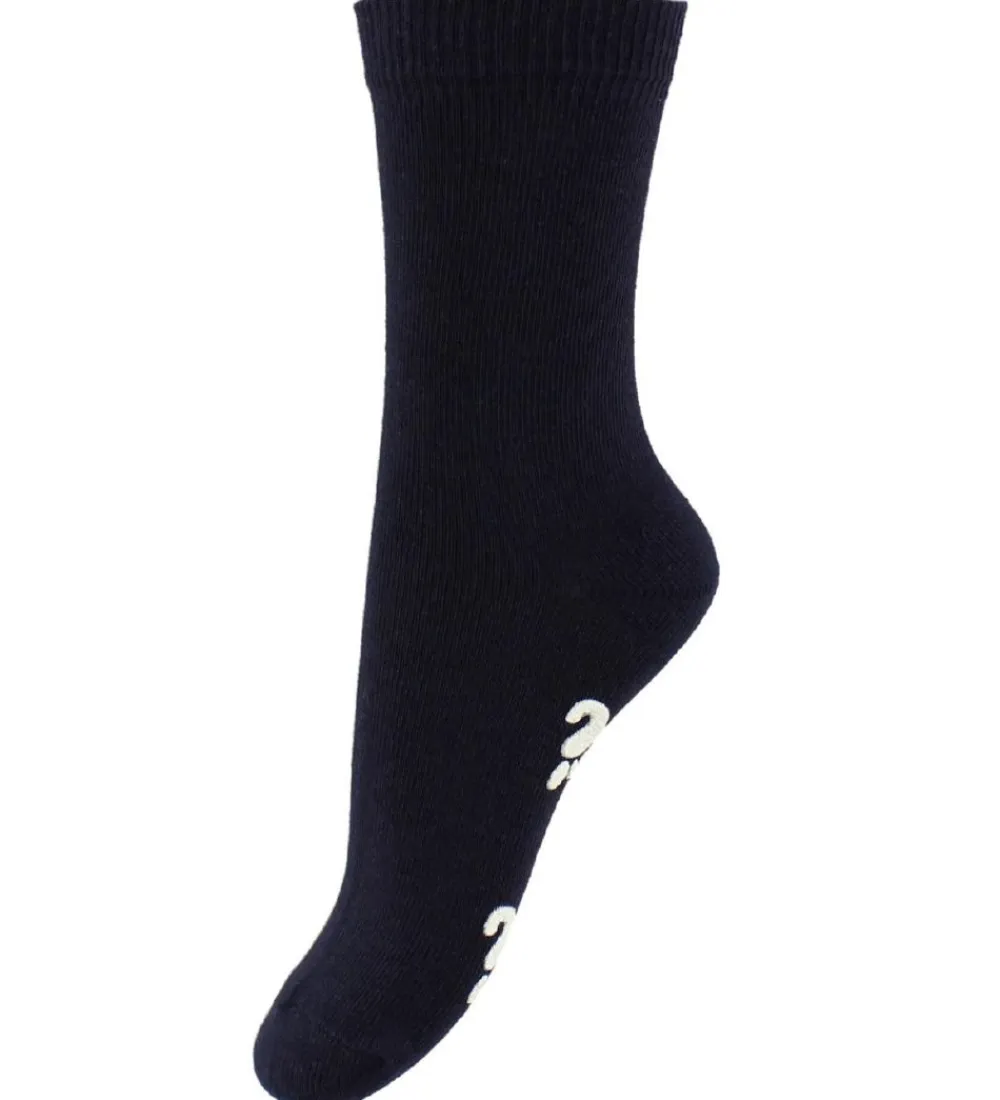 Strømper-Fuzzies Strømper m. Antiskrid - Navy