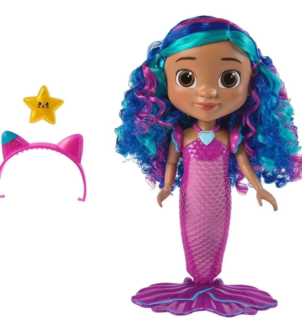 Gabby's Dollhouse Dukker Og Tilbehør*Dukke - Sing & Shine Mermaid Gabby Doll - 36 c