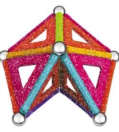 Magnetlegetøj-Geomag Magnetsæt - Glitter Panels Recycled - 35 Dele