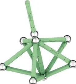 Magnetlegetøj-Geomag Magnetsæt - Glow Recycled - 25 Dele