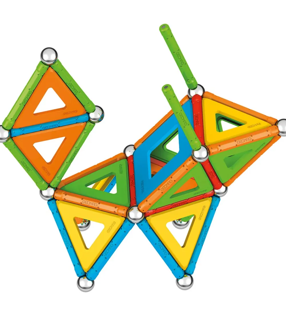 Geomag Magnetlegetøj*Magnetsæt - Supercolor Panels Recycled - 78 Dele