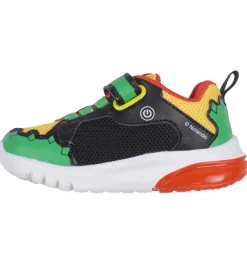 Blinkesko-Geox Blinkesko - J Ciberdron - Grøn/Rød