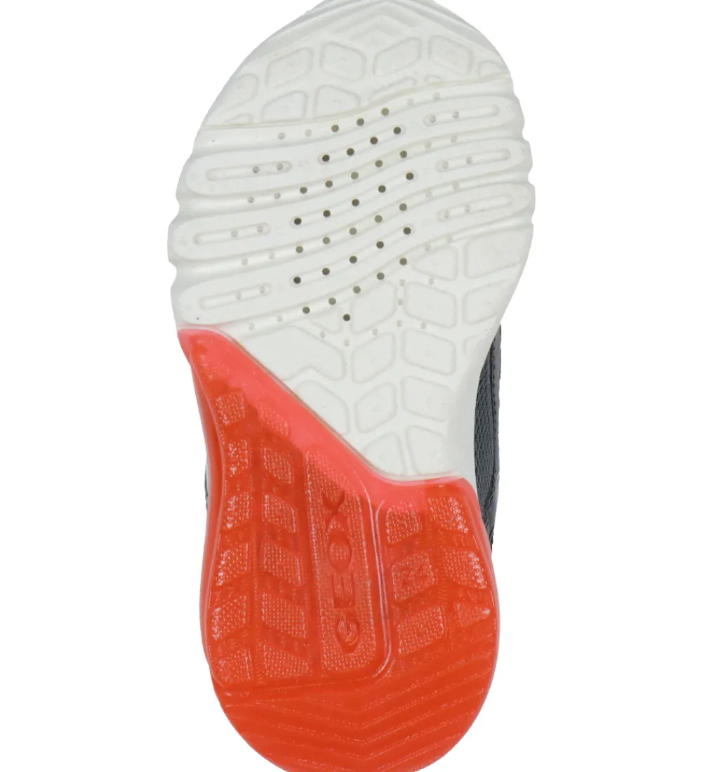 Blinkesko-Geox Blinkesko - J Ciberdron - Dk Grey/Yellow