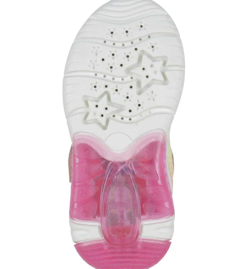Blinkesko-Geox Blinkesko - J Fadinlight - Pink/Multicolour