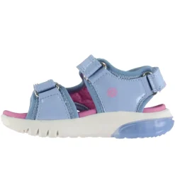 Geox Blinkesko*Sandaler m. lys - Ciberdron - Sky/Fuchsia
