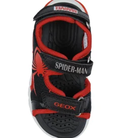 Geox Blinkesko*Sandaler m. Lys - Ciberdron - Sort/Rød