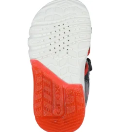 Geox Blinkesko*Sandaler m. Lys - Ciberdron - Sort/Rød