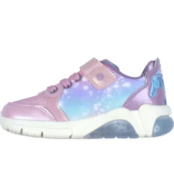 Børnesko Og Babysko|Blinkesko-Geox Sko m. Lys - Fadinlight - Pink m. Elsa