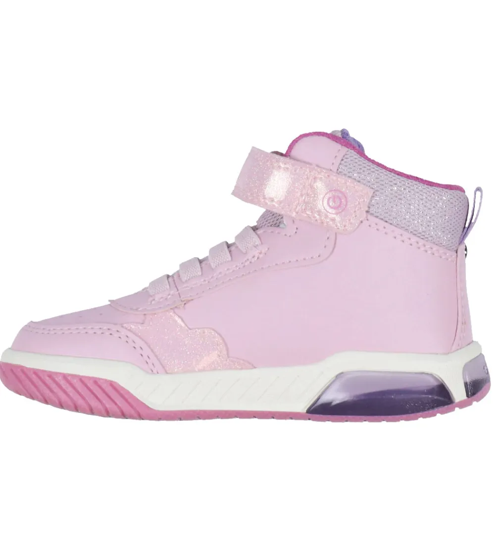 Geox Støvler*Støvler m. Lys - J Inek G A - Pink/Multicolor