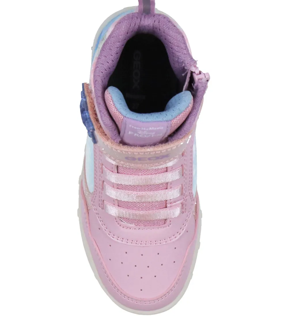 Støvler-Geox Støvler m. Lys - Skylin - Pink m. Elsa