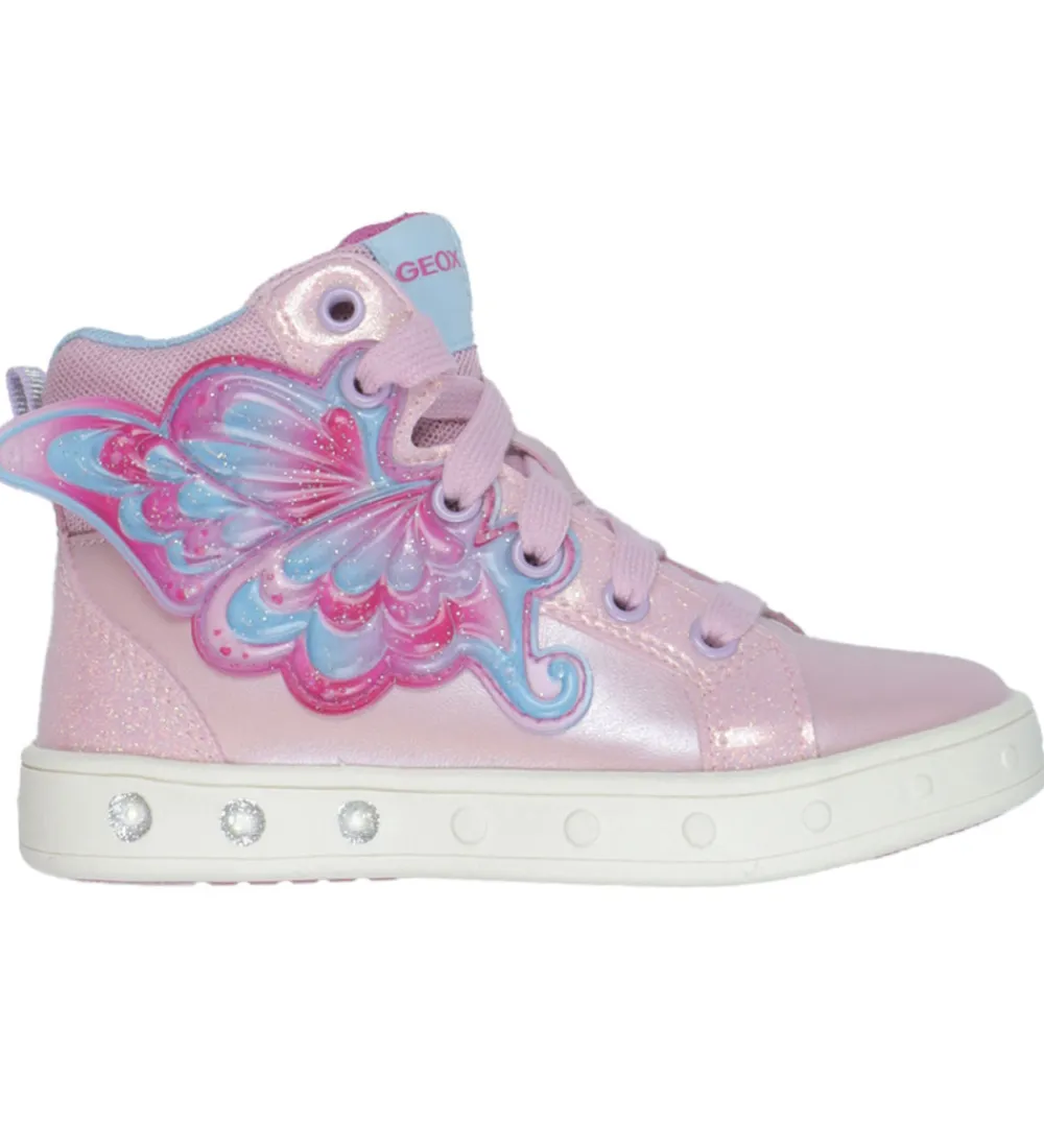 Geox Støvler*Støvler m. Lys - Skylin - Pink/Fuchsia