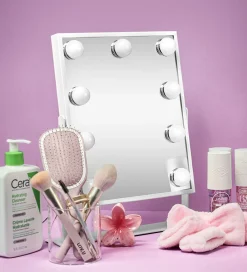 Spejle-Gillian Jones Makeupspejl - 9 LED/Touch - Hvid