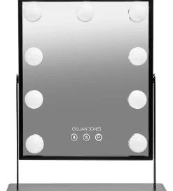 Gillian Jones Spejle*Makeupspejl - 9 LED/Touch - Sort