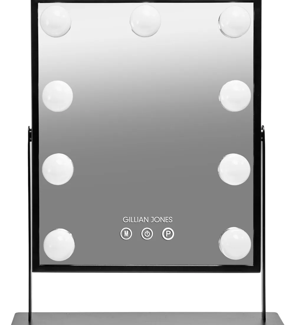 Gillian Jones Spejle*Makeupspejl - 9 LED/Touch - Sort