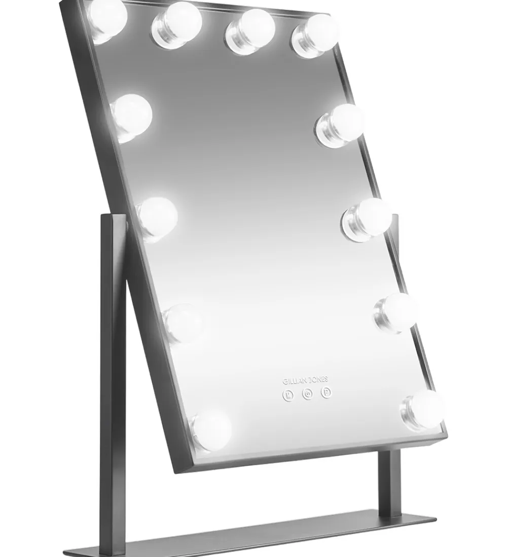 Spejle-Gillian Jones Makeupspejl - 12 LED/Touch - Sort
