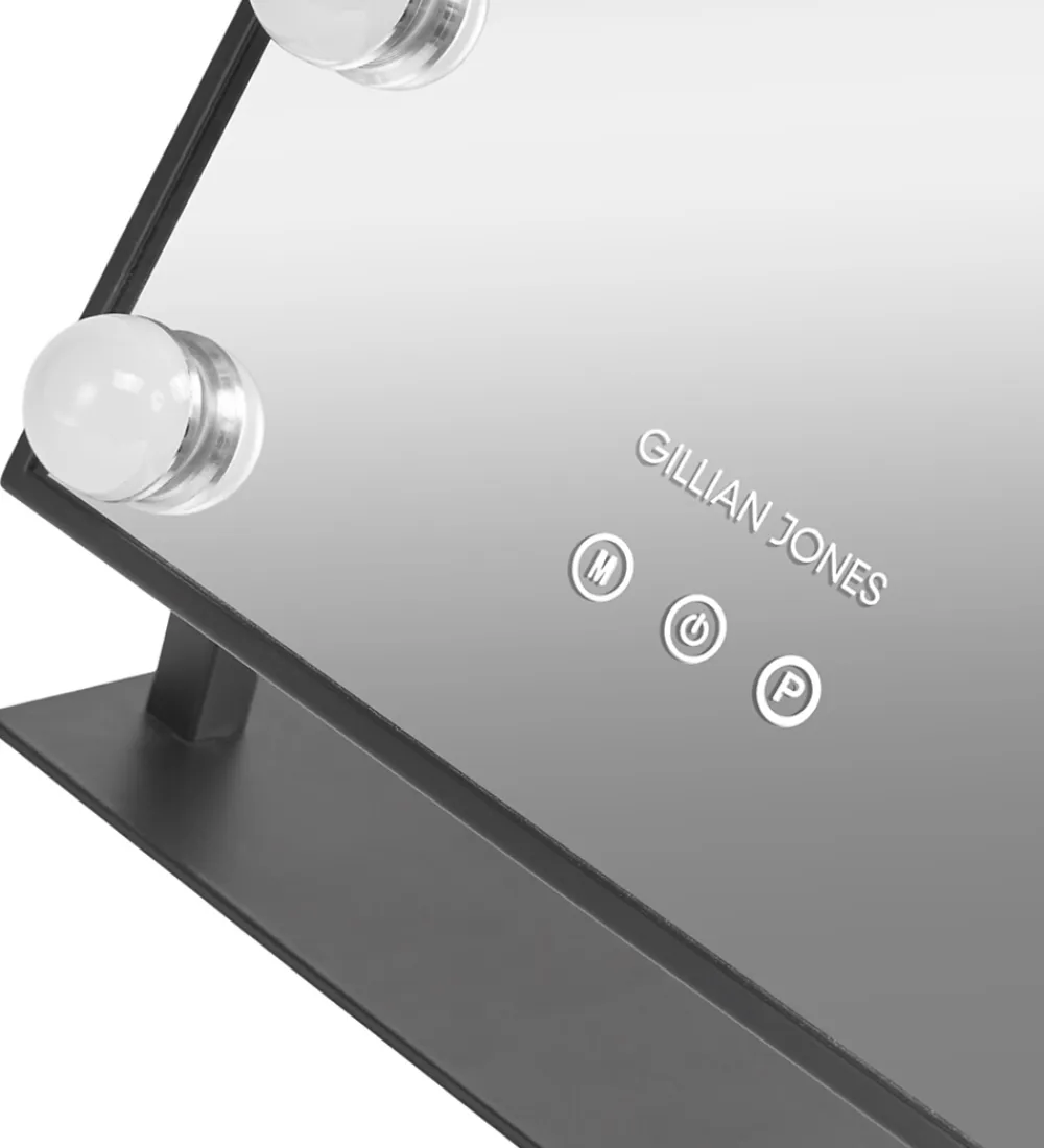 Spejle-Gillian Jones Makeupspejl - 12 LED/Touch - Sort
