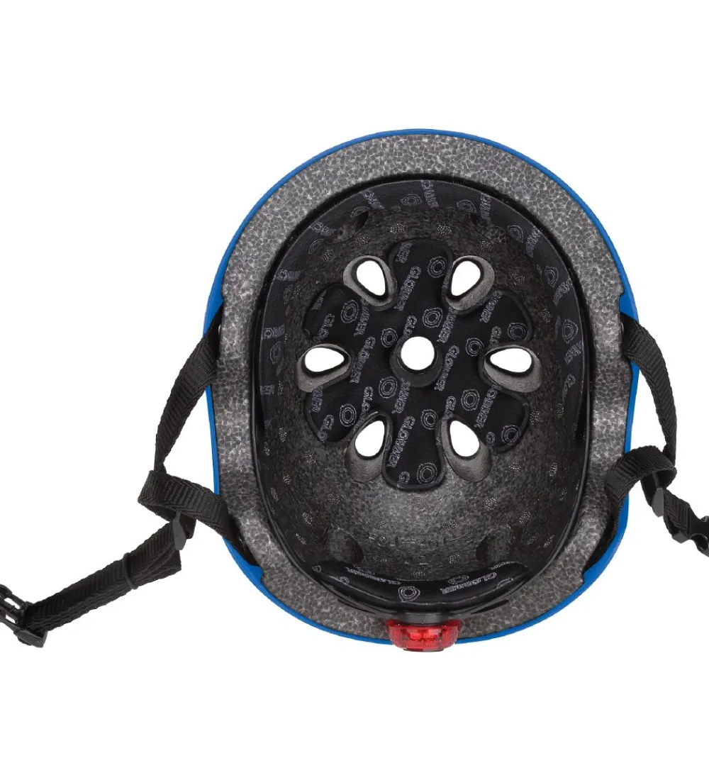 Skaterhjelme-Globber Cykelhjelm - Primo Lights - Blue