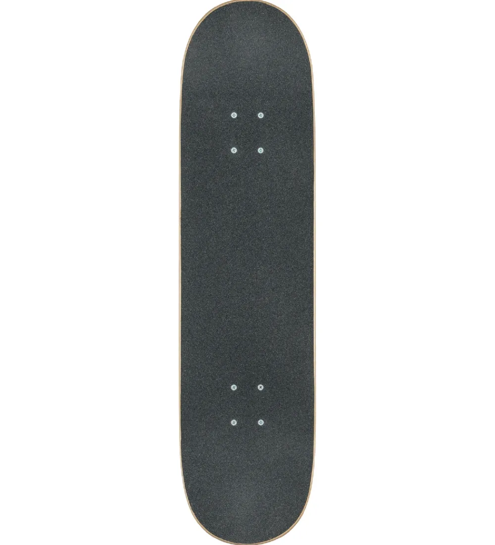 Skateboards-Globe Skateboard - 8'' - G0 Block Serif Complete - Hvid/Rød