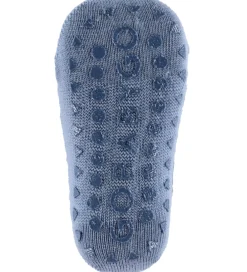 GoBabyGo Strømpebukser*Kravlestrømpebukser - Noos - Uld - Stone Blue