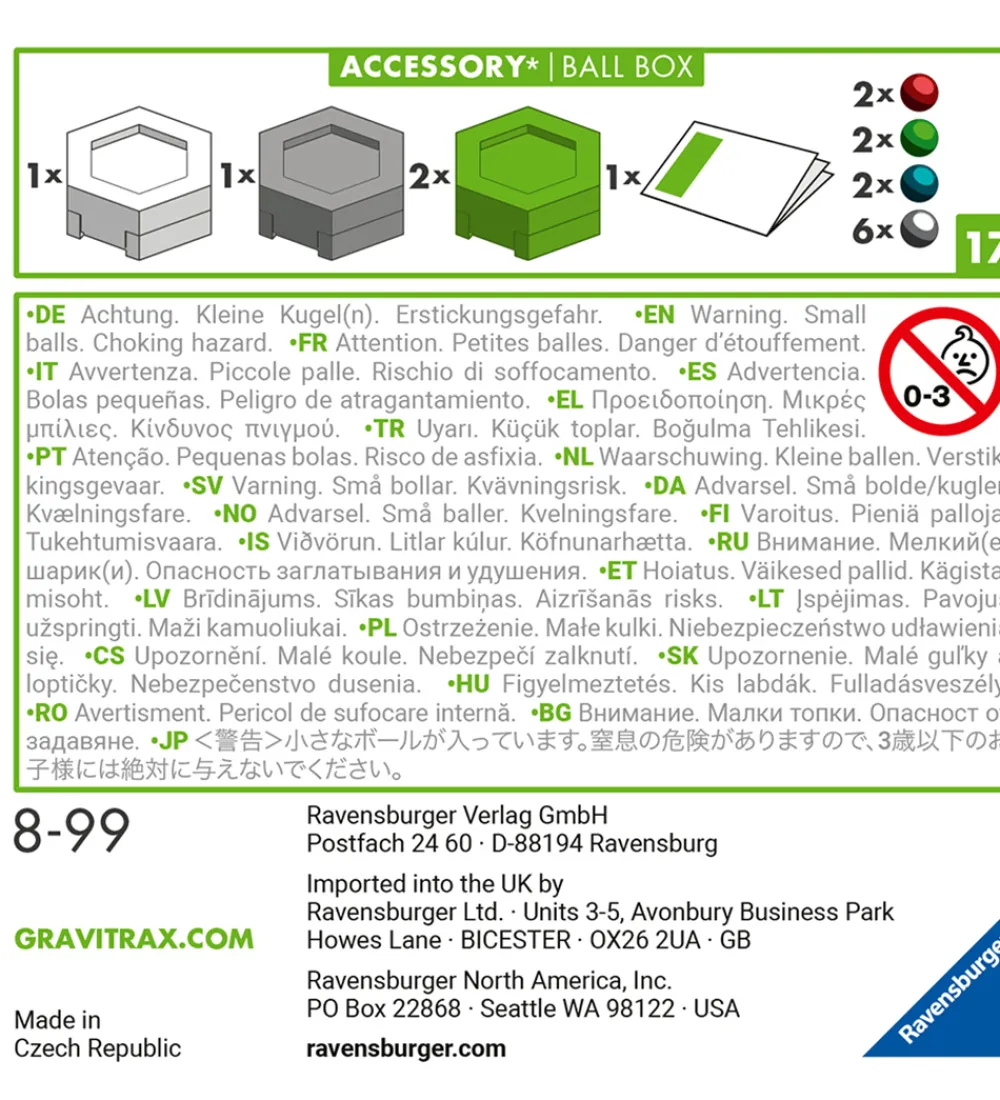 GraviTrax Konstruktionslegetøj*Element - Accessory - Ball Box
