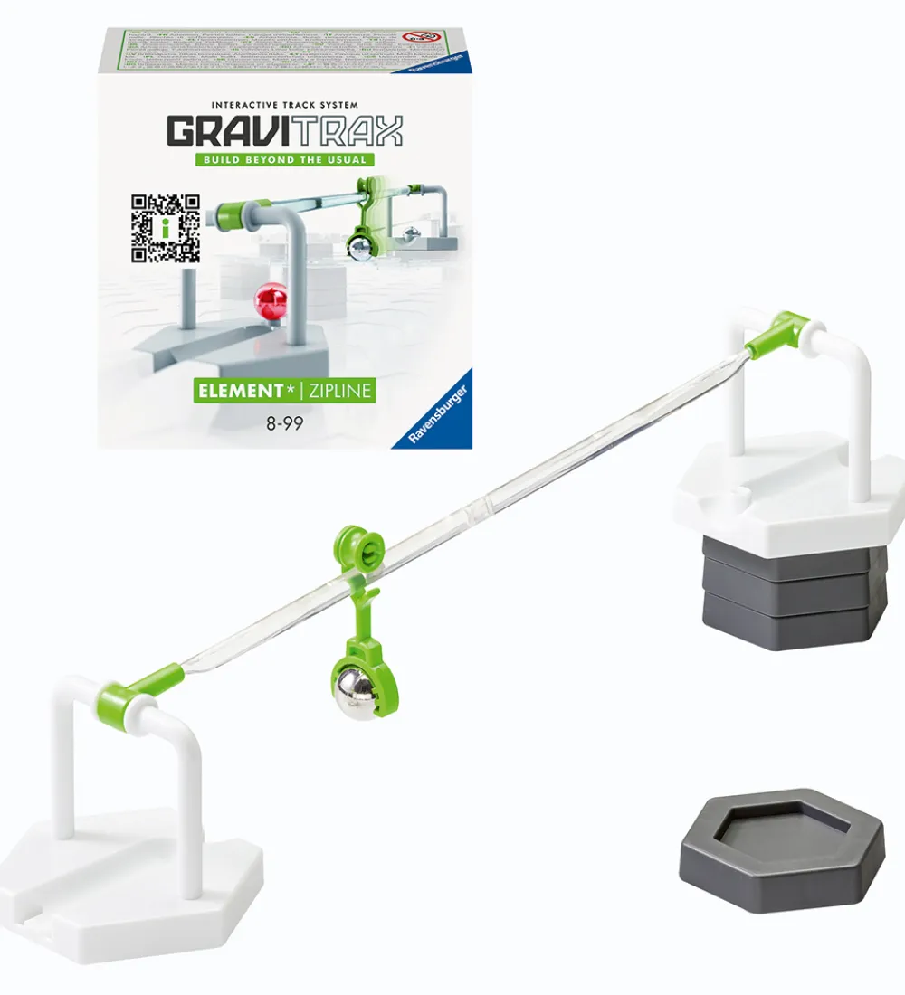 Kuglebaner-GraviTrax Element - Zipline - 6 Dele
