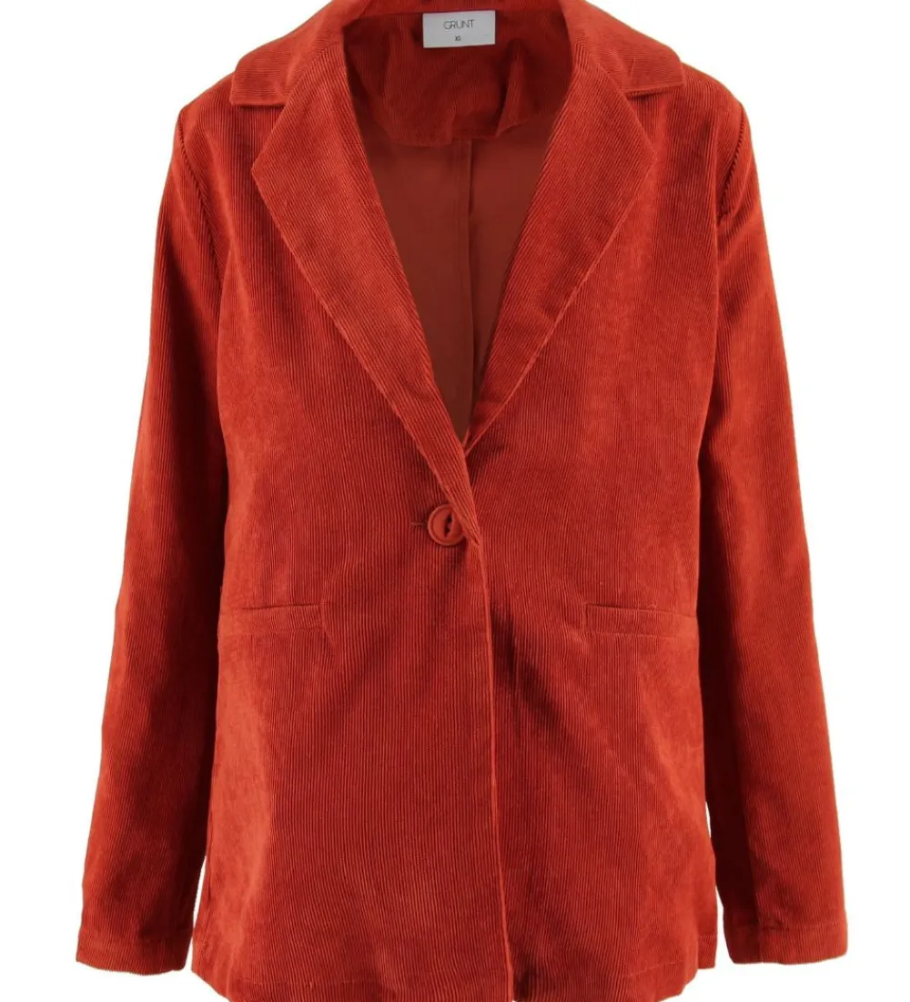 Jakkesæt Og Blazers-Grunt Blazer - Fløjl - Sigga - Rusty