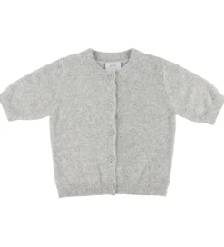 Striktrøjer-Grunt Cardigan - Strik - GrIsa - Grå