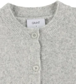 Striktrøjer-Grunt Cardigan - Strik - GrIsa - Grå
