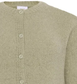 Striktrøjer-Grunt Cardigan - Strik - GrEvissa - Dust Green