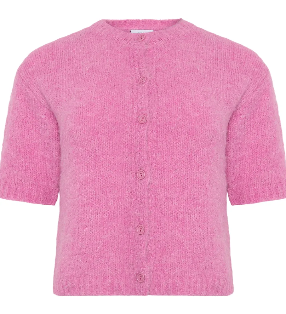 Striktrøjer-Grunt Cardigan - Strik - GrEvissa - Rose