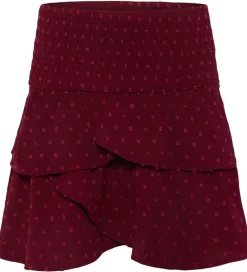 Nederdele-Grunt Nederdel - GrAnti - Dot - Dark Red
