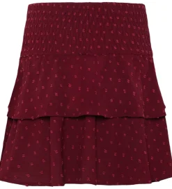 Nederdele-Grunt Nederdel - GrAnti - Dot - Dark Red